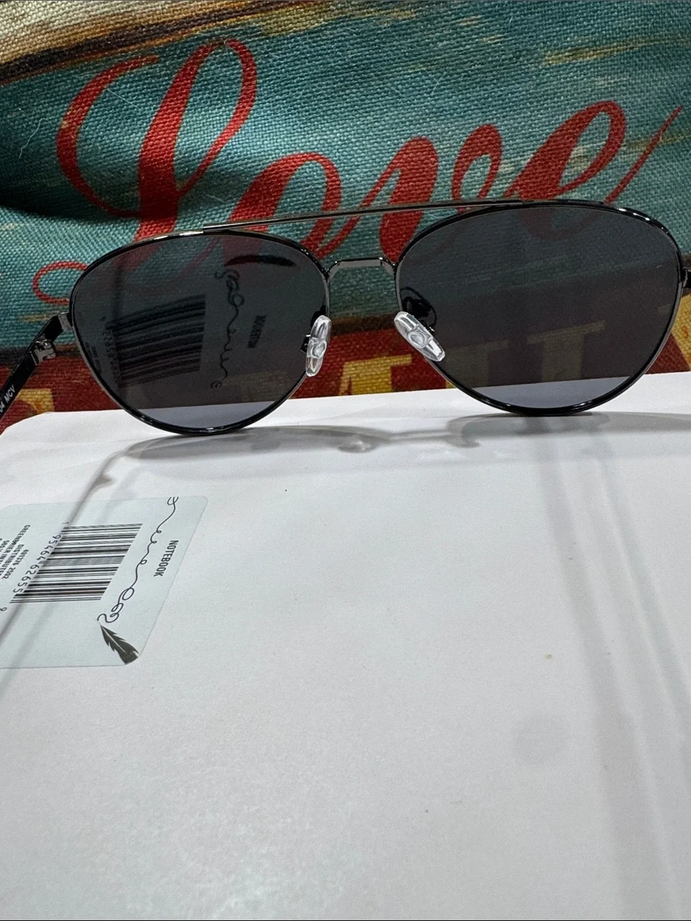 Foster Grand Classic Black Aviator Sunglasses - Unbranded